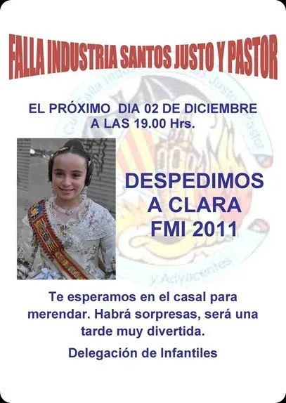 Despedida de Clara