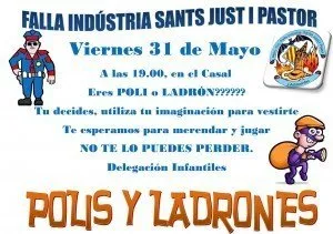 Merienda Polis y Ladrones Mayo 2013