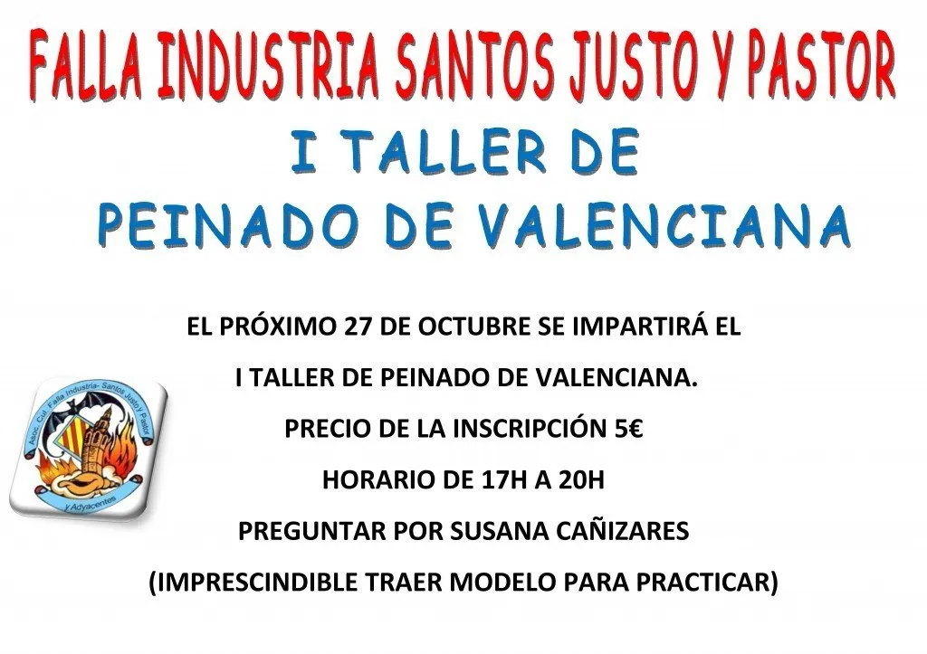Cartel del Taller de Peinado 2013