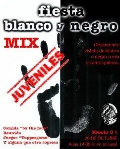 fiesta blanco y negrol