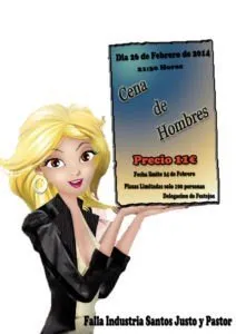 cena hombres strepers
