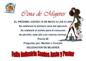 Cena Mujeres 15_05_14