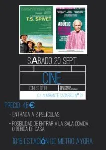 cartel cine juveniles