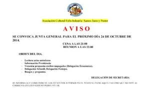 Convocatoria Reunion General 24-10-2014