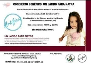 concierto benefico nayra