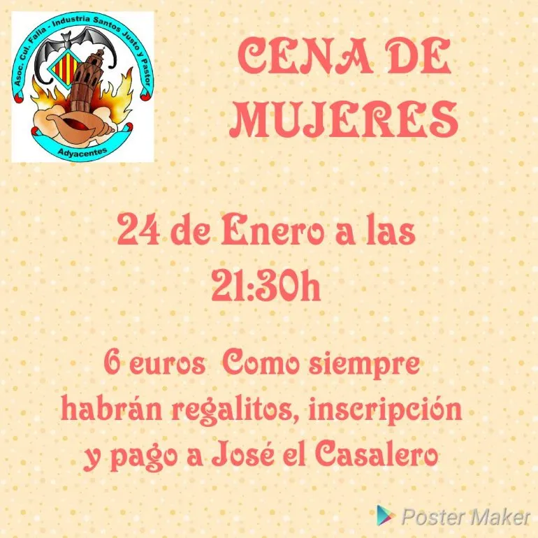 Cena de Mujeres Enero 2018